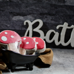 mushroom bath bomb