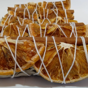 Orange Slices and Cinnamon with White Sage Bundle