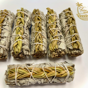 faiza naturals sage braided sweet grass